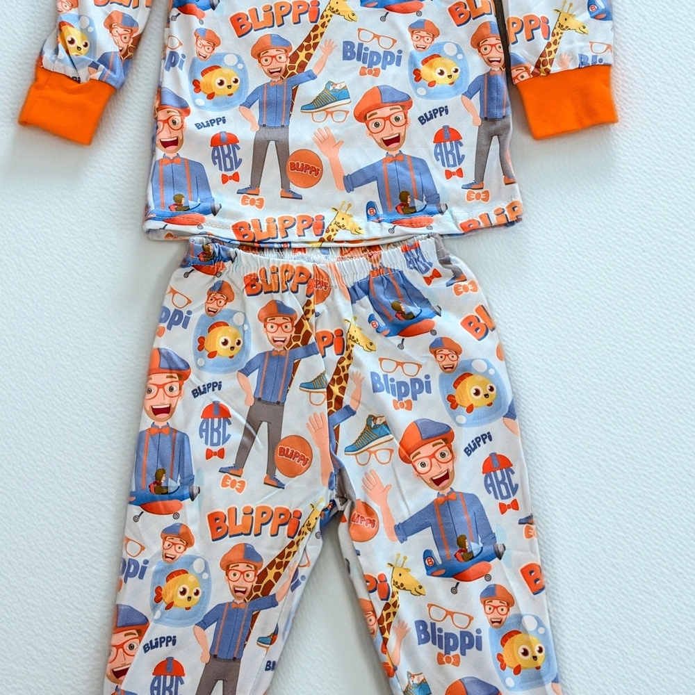 Blippi Magic Kingdom Boutique Kids Pajama Set. Sz. 2T